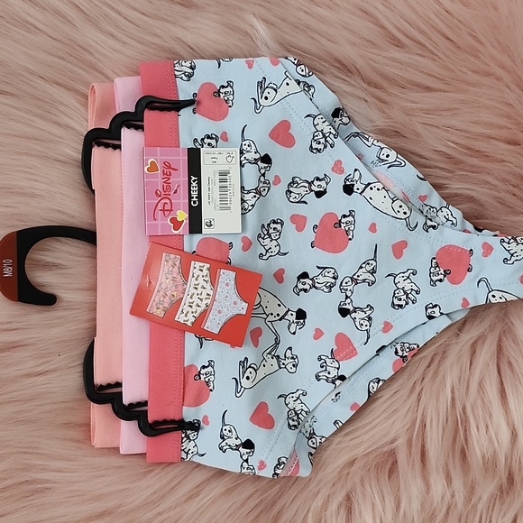 Disney Other - Brand New 3CT BUNDLE DISNEY VDAY INSPIRED CHEEKY PANTIES-M